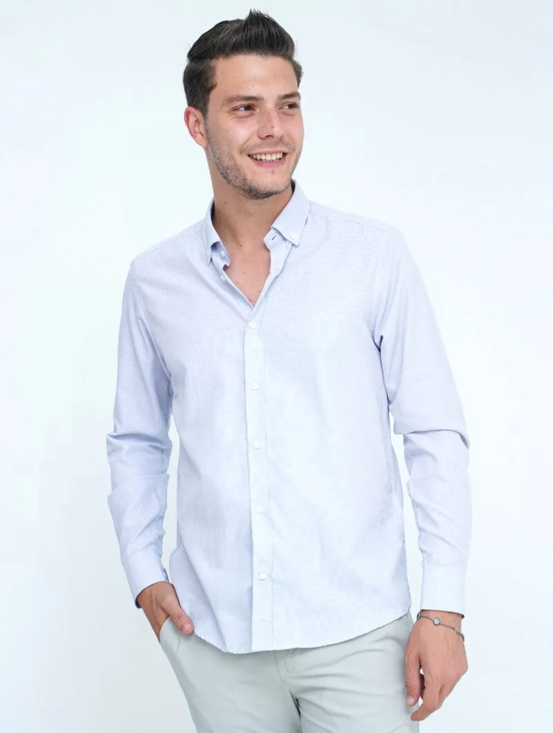 Chemise slim unie